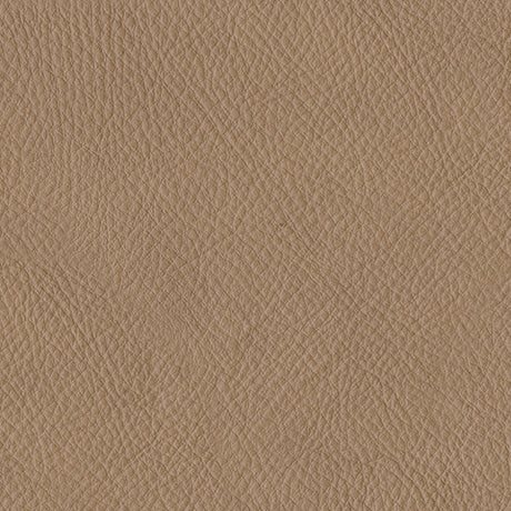 Close-up of Bandon Toffee sectional leather match upholstery