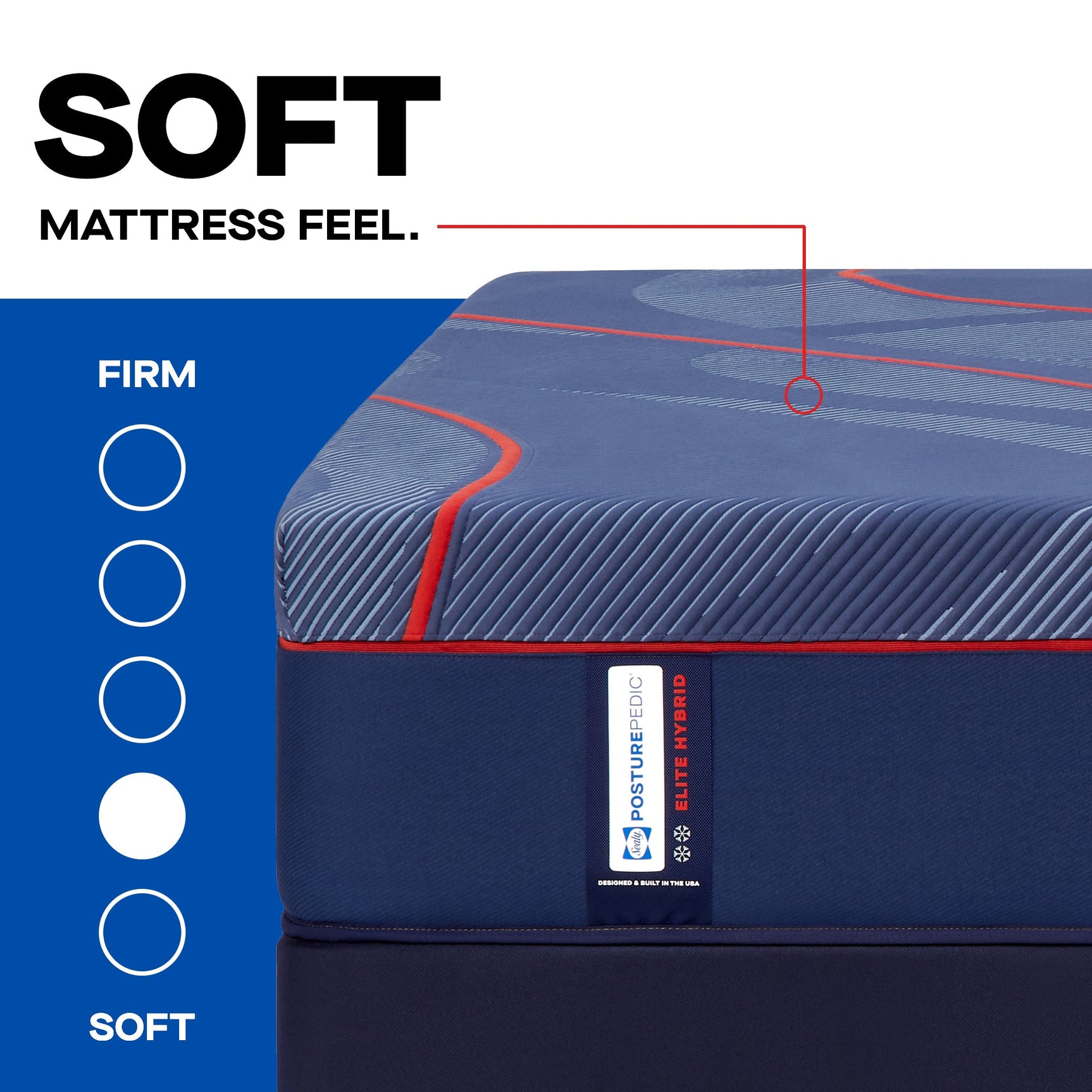 Sealy Posturepedic® Elite Hybrid Soft Mattress