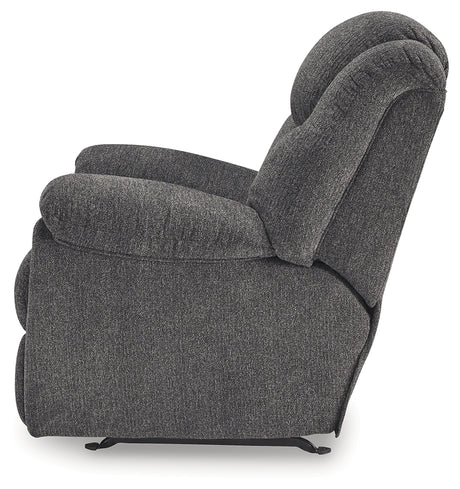 Alternate side view of Foreside Recliner