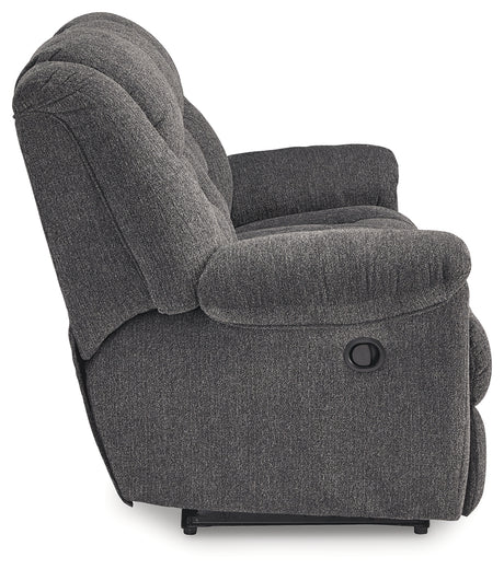 Foreside reclining sofa side profile