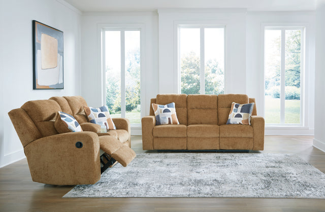 Kanlow Honey sofa reclining position side view