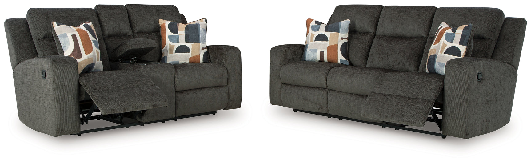 Kanlow Dusk Sofa and Loveseat