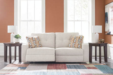 Danum Reclining Sofa fully open recliner position