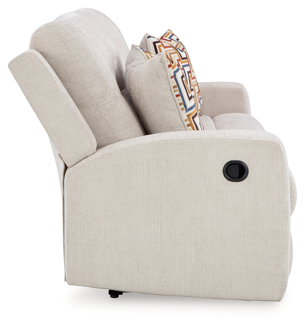 Danum Stone Chenille Reclining Sofa