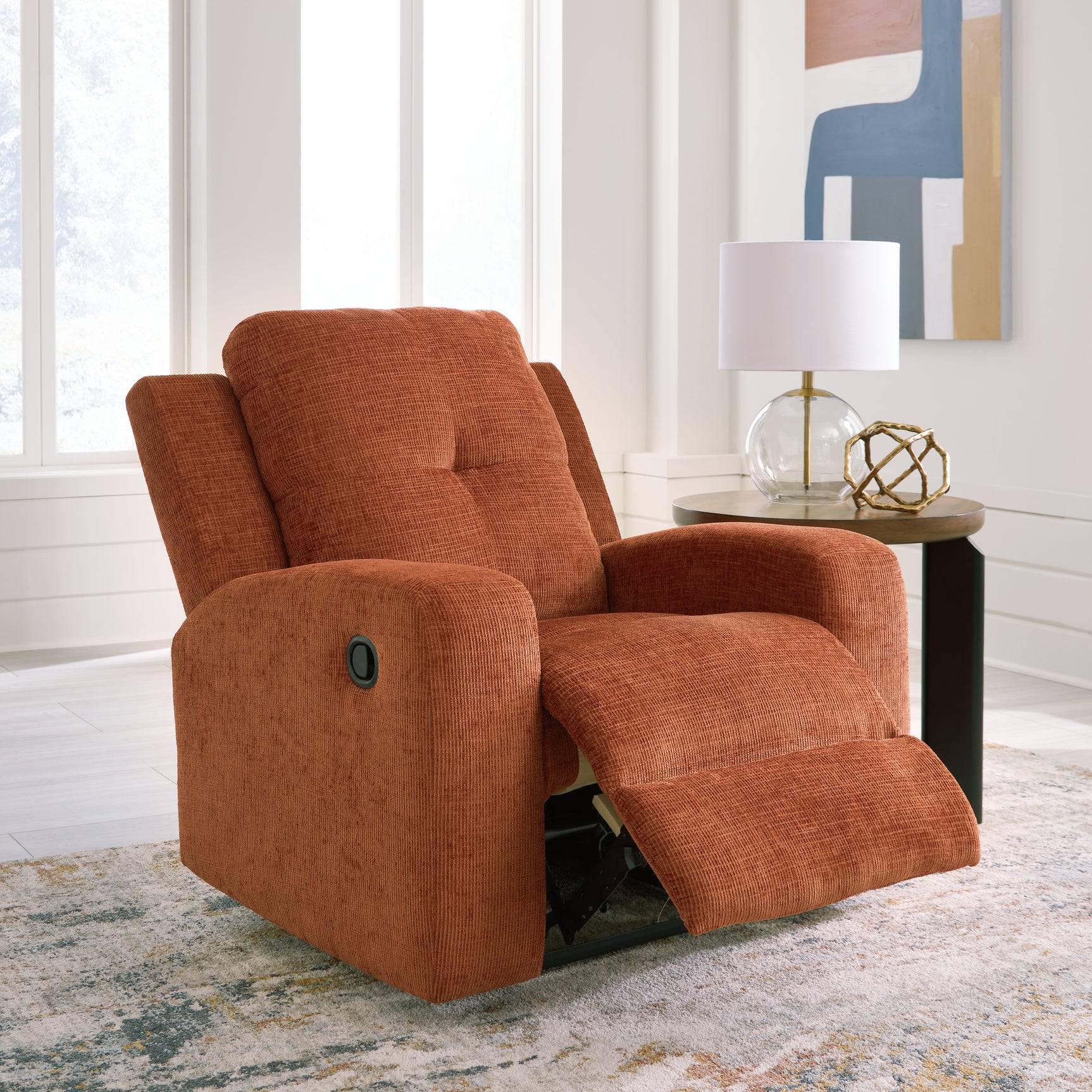 Danum Spice Chenille Recliner