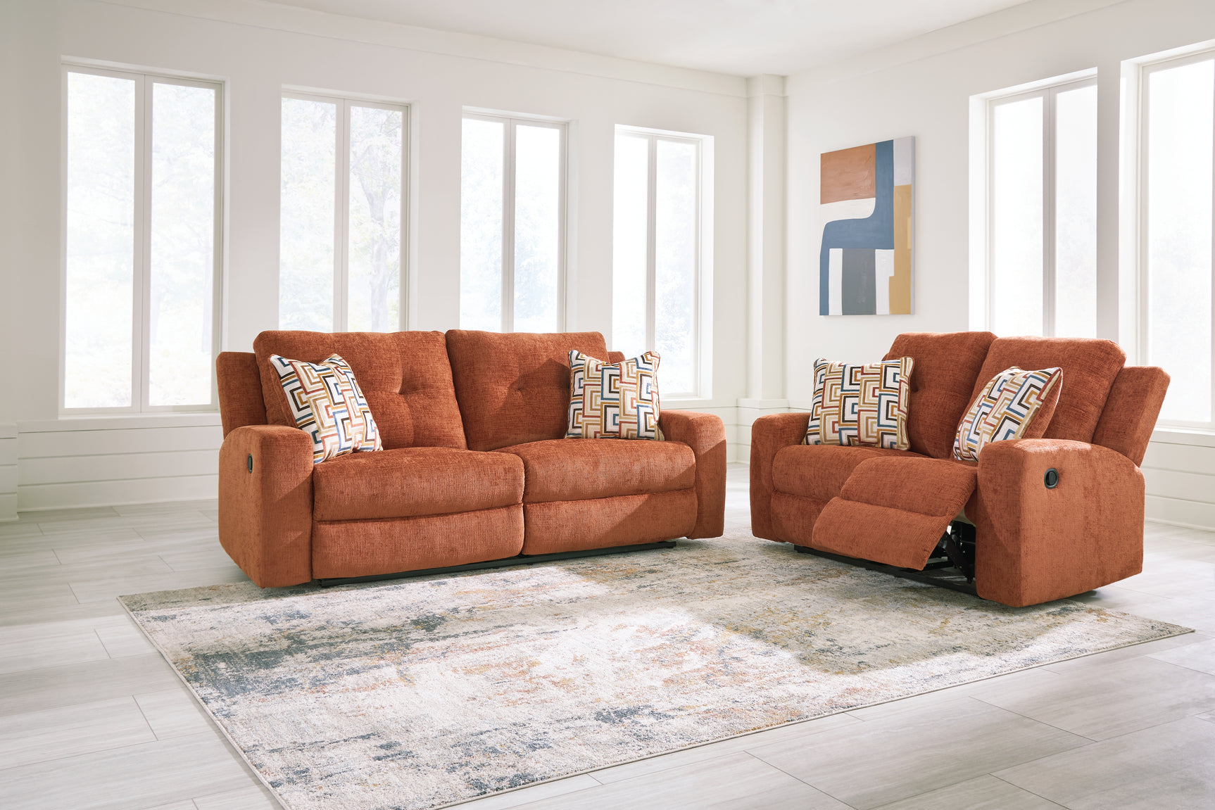 Danum Spice Sofa and Loveseat