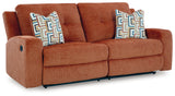 Danum Spice Chenille Reclining Sofa