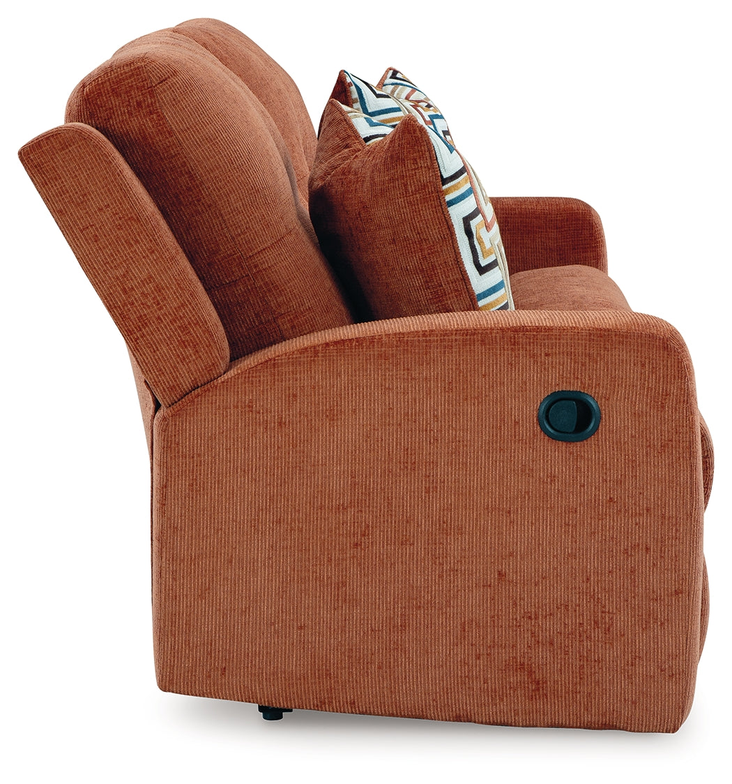 Danum Spice Chenille Reclining Sofa