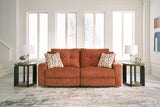 Danum Spice Chenille Reclining Sofa
