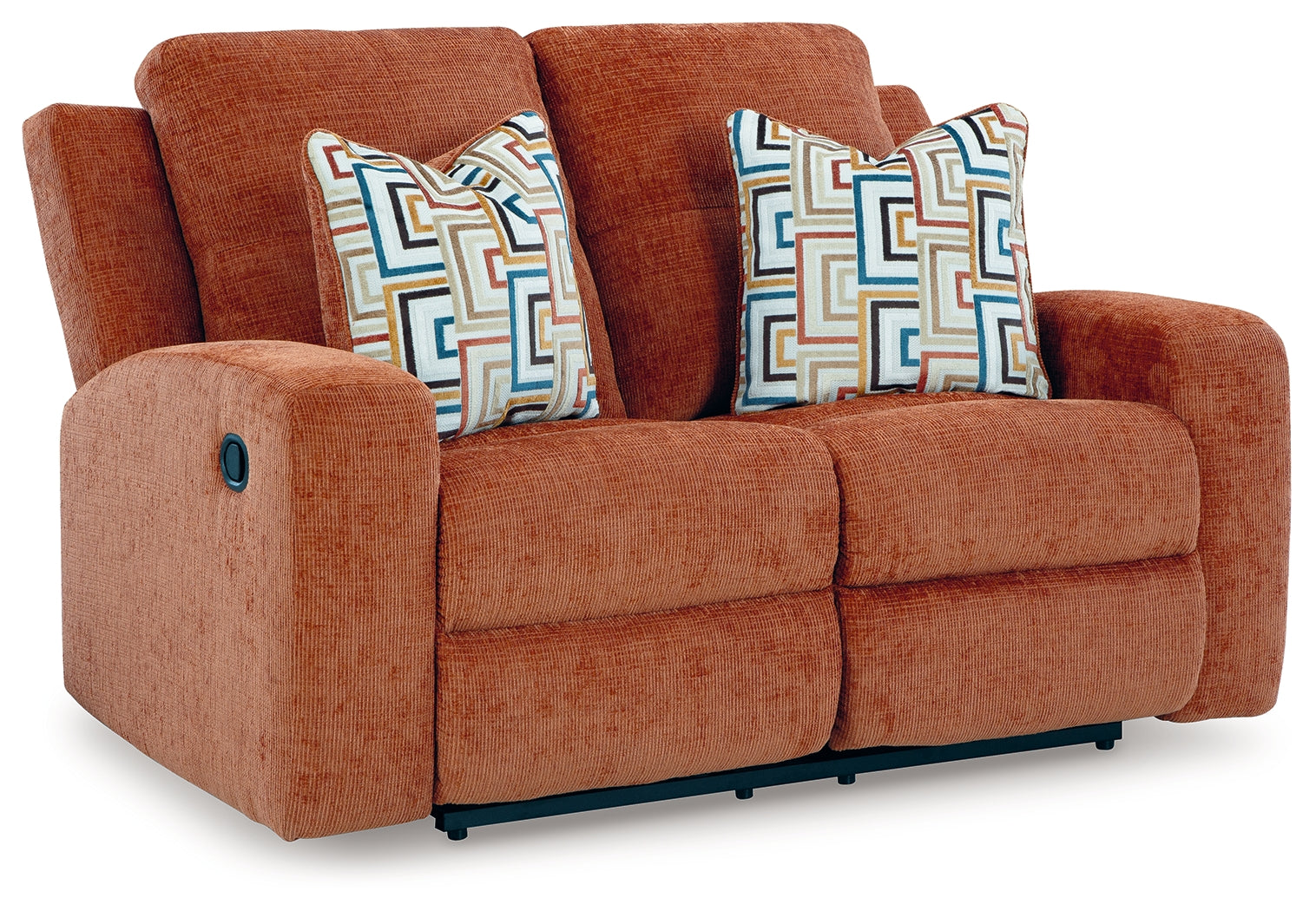 Danum Spice Chenille Reclining Loveseat