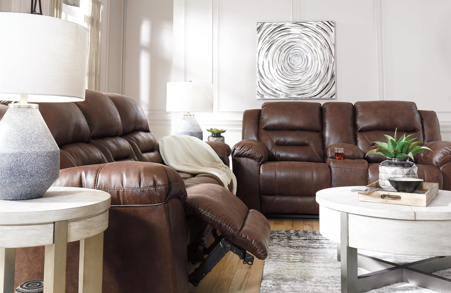 Stoneland Sofa fabric swatch in fossil color