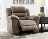 Main view of recliner in upright position