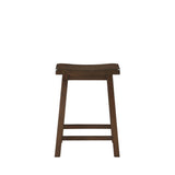 detail view of Bracknell Brown Cherry Counter Height Set furniture