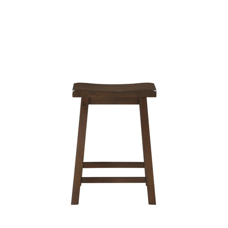 detail view of Bracknell Brown Cherry Counter Height Set furniture
