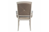 Orsina Pearl Faux Leather Rectangular Dining Room Set main view