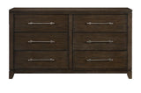Griggs Dark Brown Panel Bedroom Set bed bedroom view