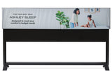 StoreDisplay Black King Metal Bedding Display Fixture — front view