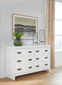 Binterglen White 6-Drawer Dresser — product view