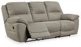 Next-Gen Putty Gaucho Sofa and Loveseat Set — angled view