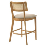 Fabra Cane Back Counter Height Chair Honey Wheat Set of 2 — product image 8