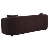 Delroy 2-Piece Stationary Sofa Set in Aubergine Polyester — product image 3