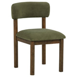 Faulkner Moss Green Upholstered Dining Side Chair Set of 2 — product image 3