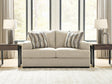 Lofwood Oatmeal Chenille Loveseat — product view