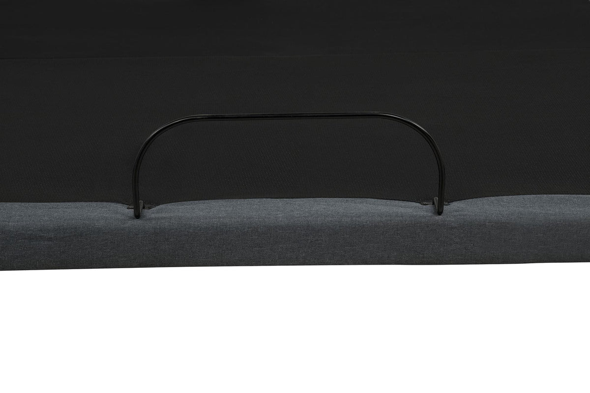 Weston Queen Dual-Motor Massage Adjustable Bed Base in Black and Grey — product image 12