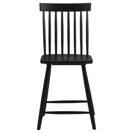 Andrews 5-Piece Round Counter Height Dining Set Light Ash and Black — product image 7