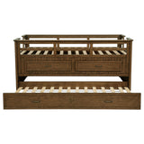Close-up of wood finish and slat kit