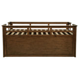 Bed assembled in a children’s room setting