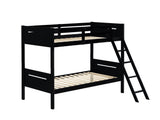 Close-up of built-in drawer on Littleton bunk bed