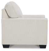 Cashton Snow Chenille Chair - Ella Furniture