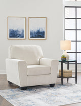 Cashton Snow Chenille Chair - Ella Furniture
