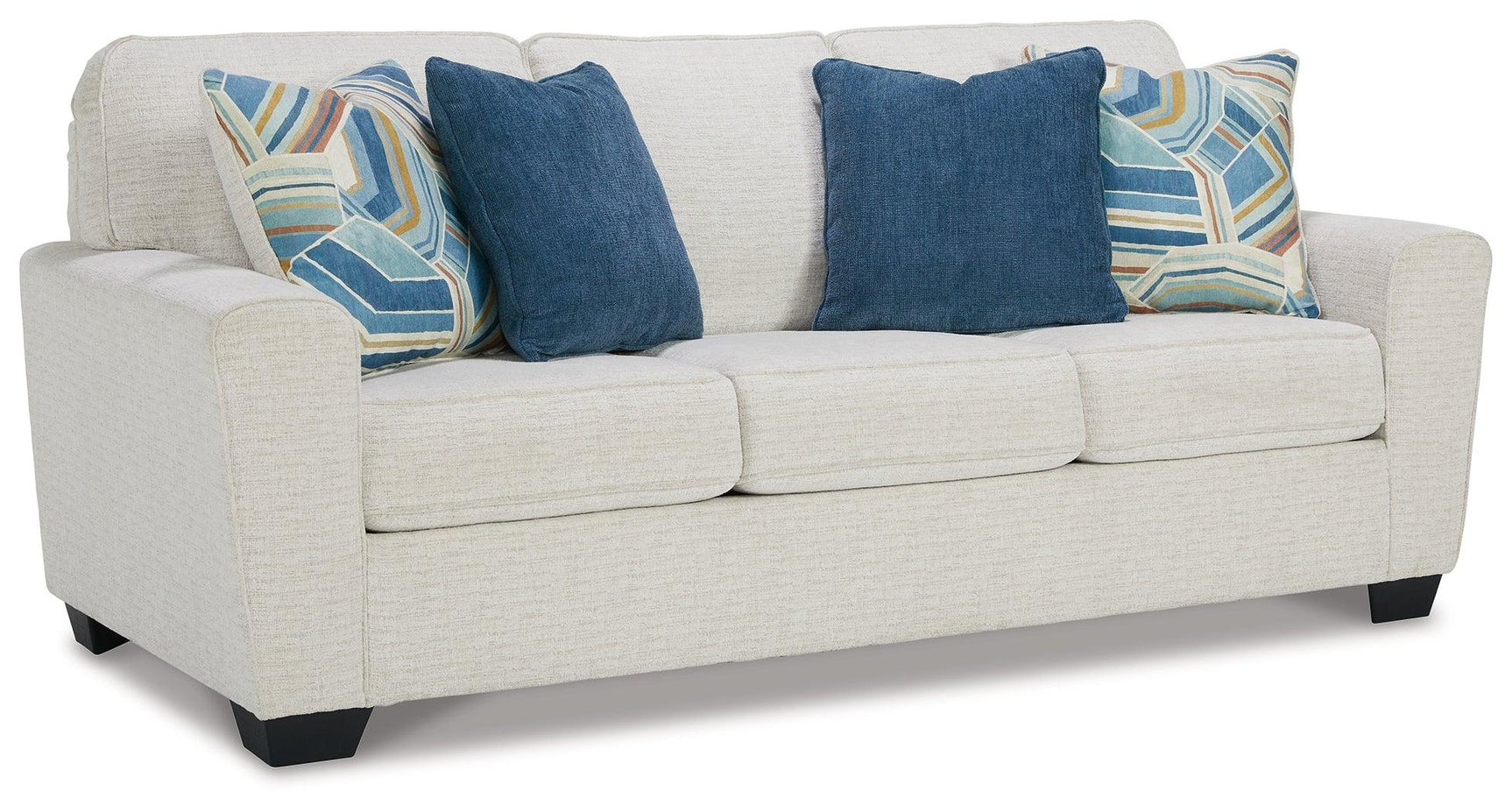 Cashton Snow Chenille Sofa - Ella Furniture