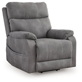 Next-Gen Durapella Slate Microfiber Power Lift Recliner main view