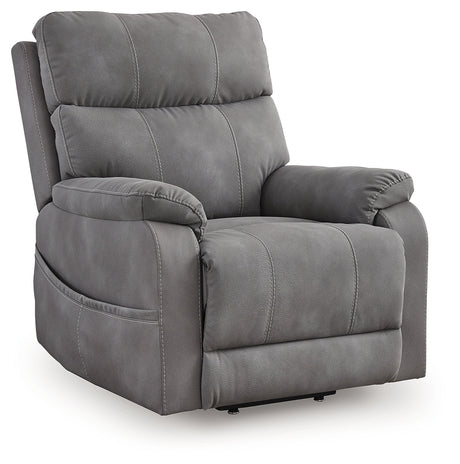 Next-Gen Durapella Slate Microfiber Power Lift Recliner main view