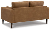 Telora Caramel Sofa, Loveseat, Chair and Ottoman 4-piece set front view