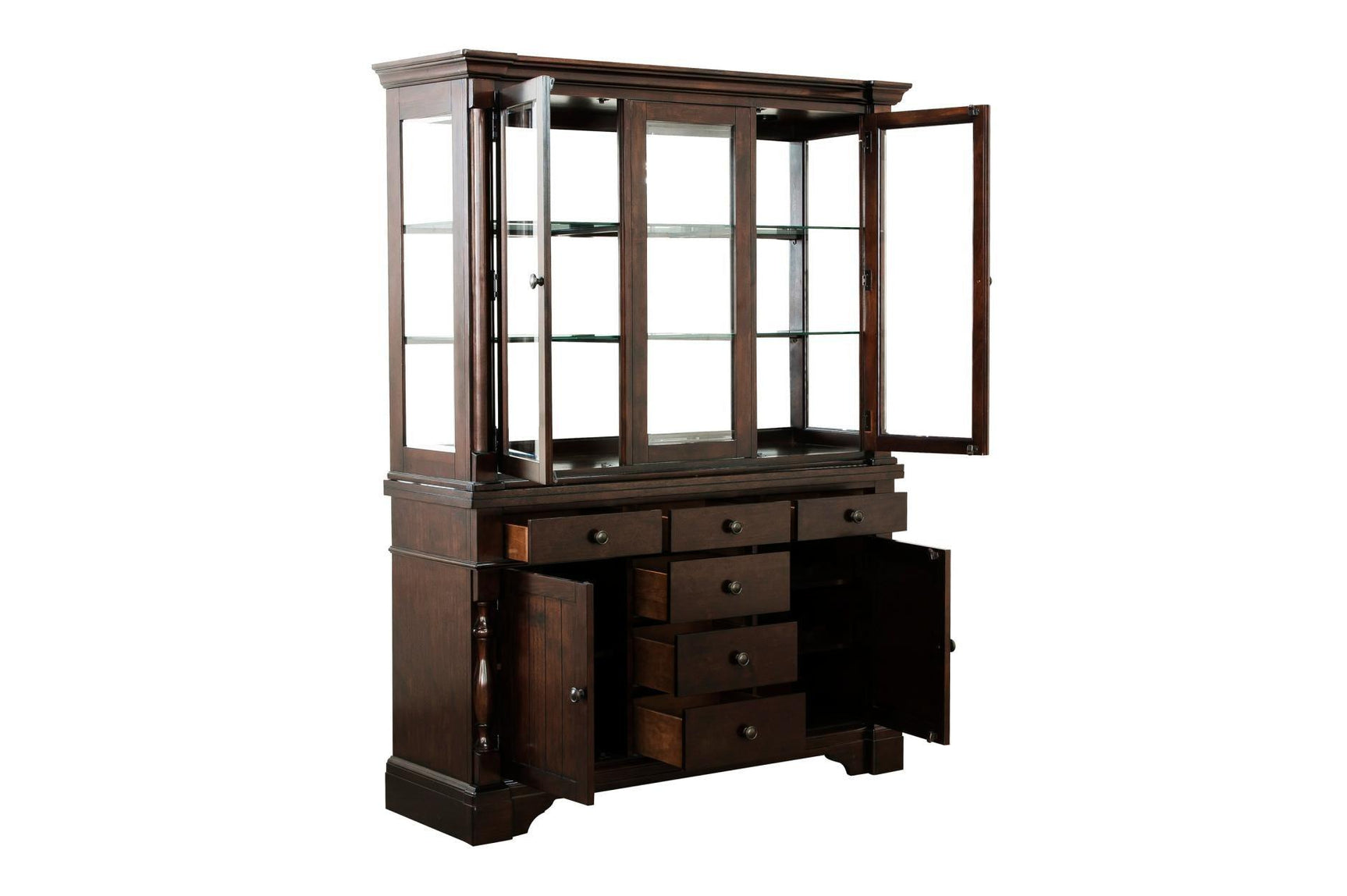 detail view of Yates Neutral Fabric Rectangular Dining Room Set dining room furniture