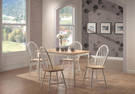 Top view of table surface and chair arrangement on G4147 set