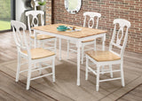 Wide room view of G4147 dining room set in home setting