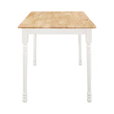 Front view of G4147 rectangular dining table and chairs