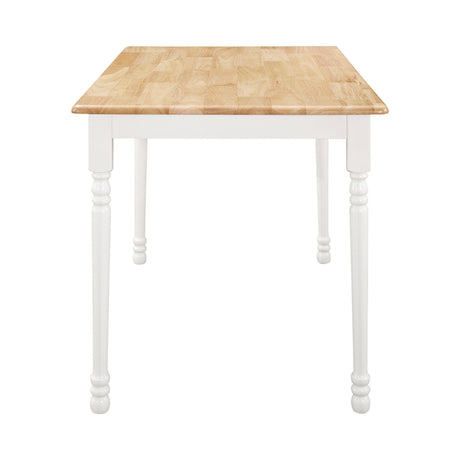 Front view of G4147 rectangular dining table and chairs