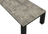 Theo Concrete Coffee Table side angle