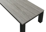 Side view of Theo Gray and Black Coffee Tables