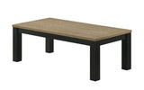 Side view of Theo Natural Coffee Table Set