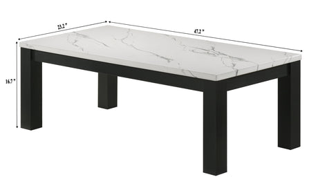 Ivy coffee table set arranged in living room setting