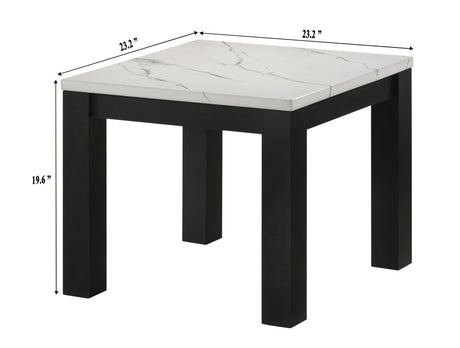 Detailed view of table legs on Ivy coffee table set