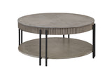 Close-up of Providence Gray coffee table surface