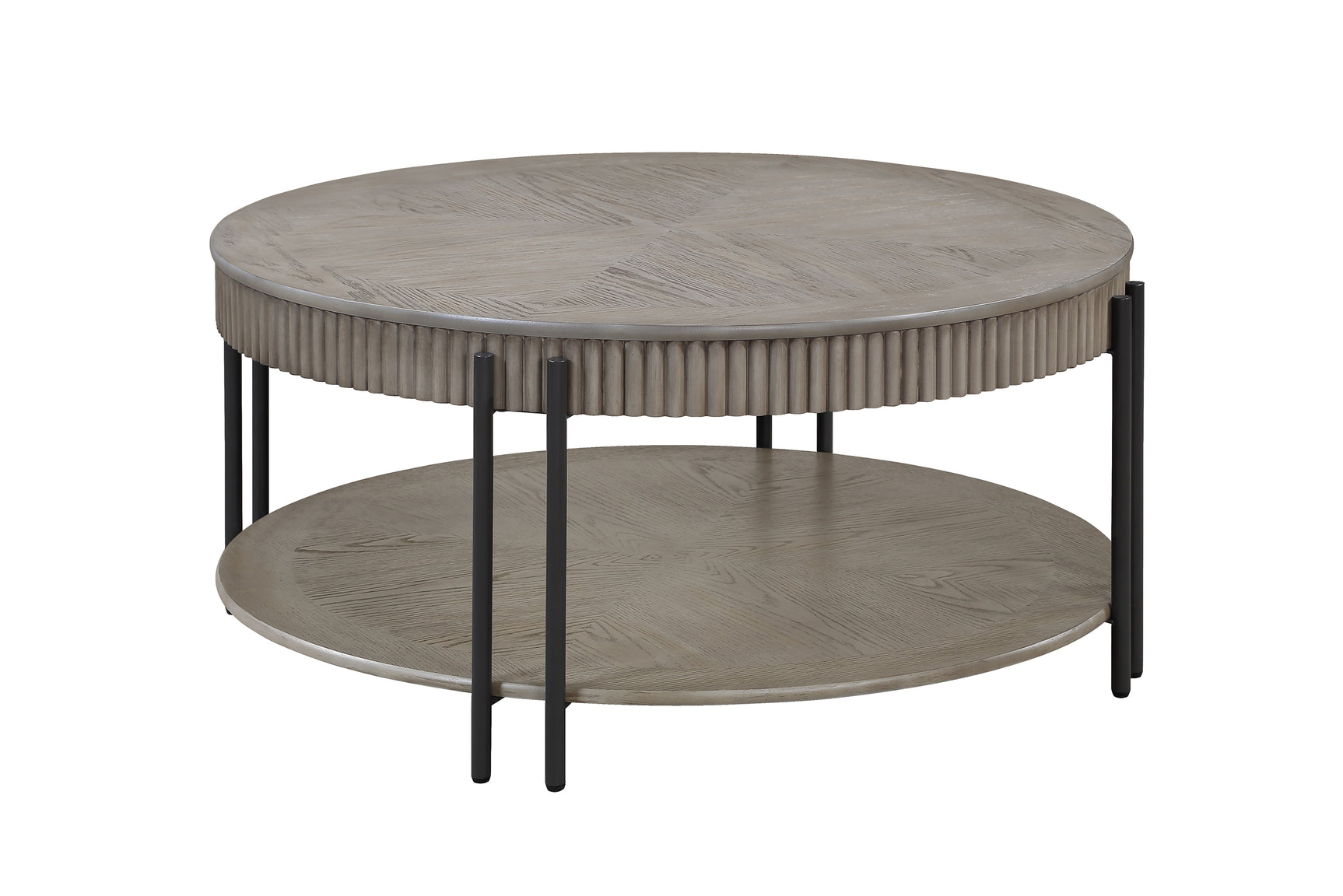 Close-up of Providence Gray coffee table surface
